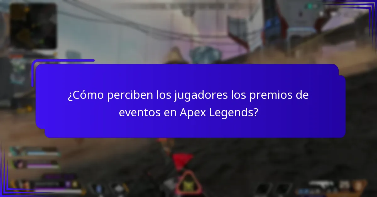 ¿Qué dicen los expertos sobre los premios de eventos en Apex Legends?