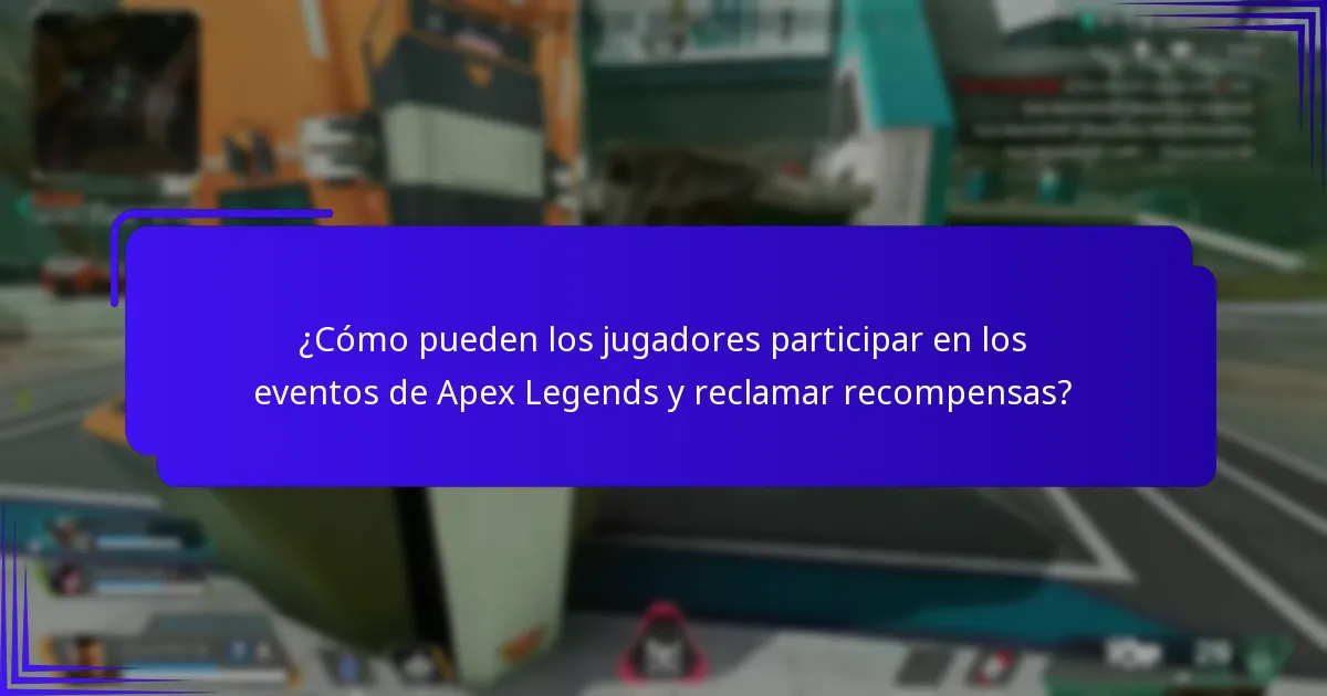 ¿Qué recompensas están disponibles durante los eventos de Apex Legends?