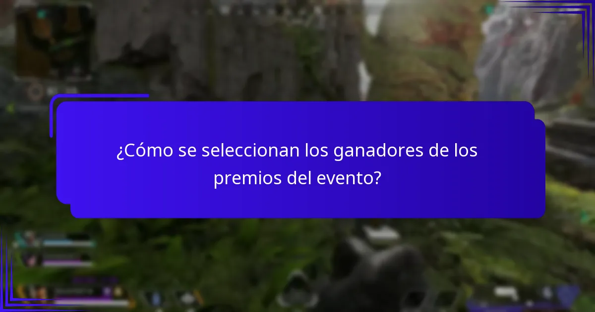 ¿Qué tipos de premios están disponibles en los eventos?