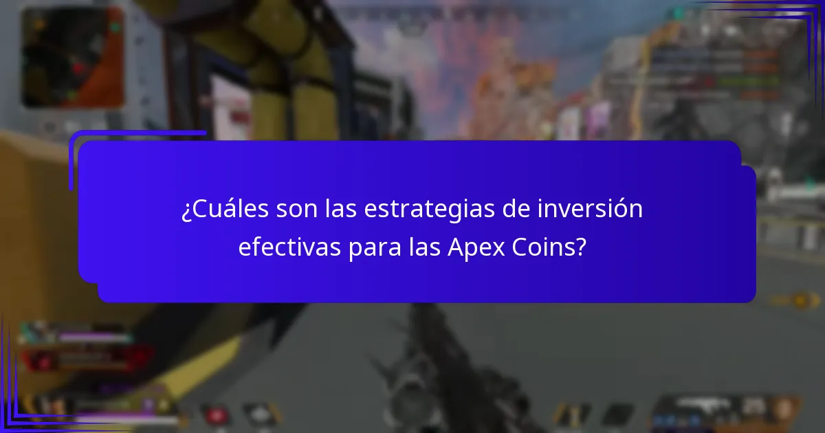 ¿Qué artículos proporcionan el mejor retorno de inversión para las Apex Coins?