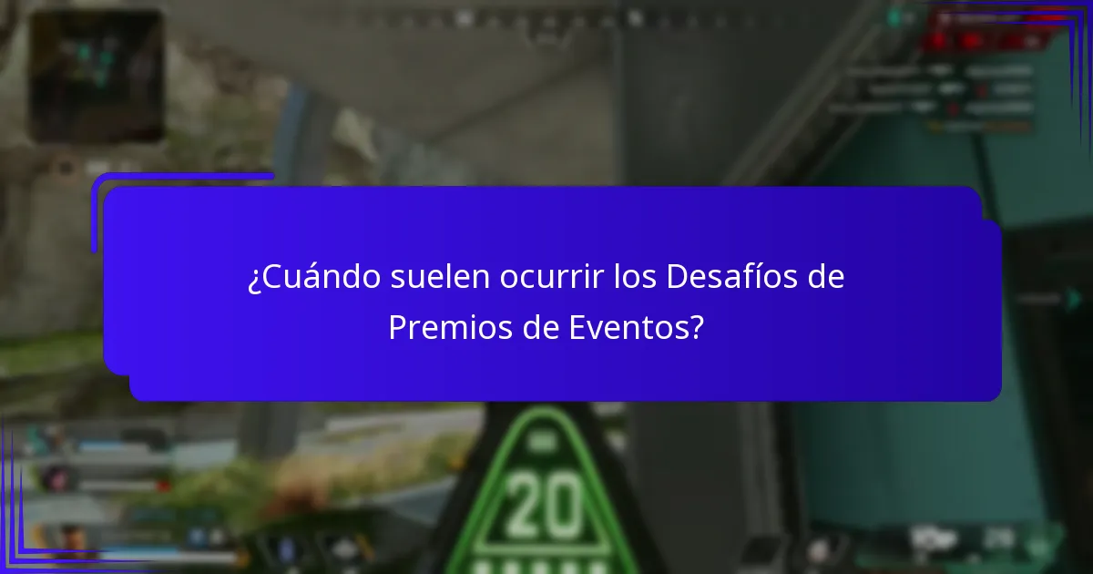 ¿Qué recompensas puedo ganar en los Desafíos de Premios de Eventos?