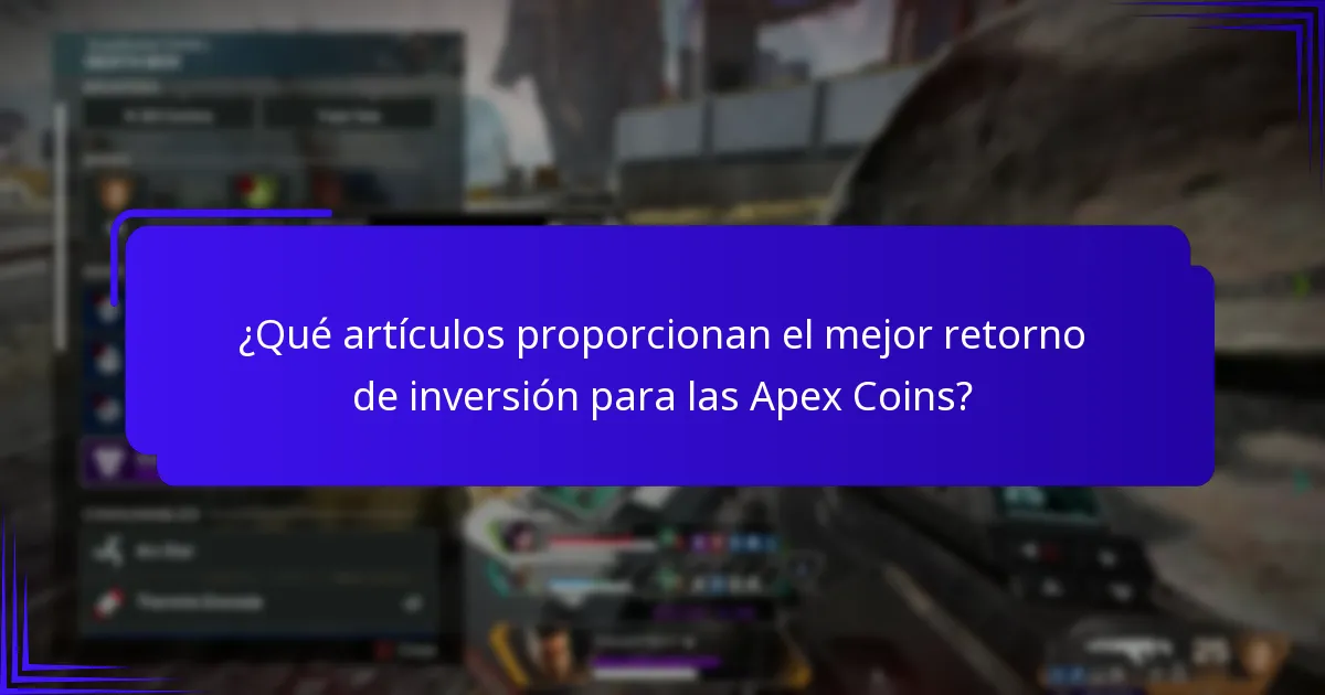 ¿Cuáles son las estrategias de inversión efectivas para las Apex Coins?